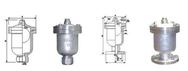 QB1單口排氣閥產(chǎn)品結(jié)構(gòu)圖
