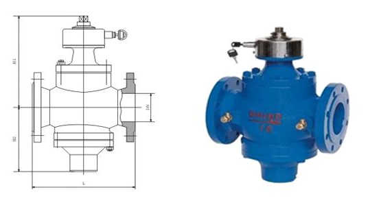 ZL47F自力式流量平衡閥結構圖