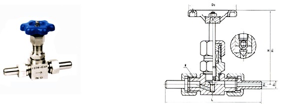 J21W-25P,J21W-64P,J21W-160P外螺紋針型閥